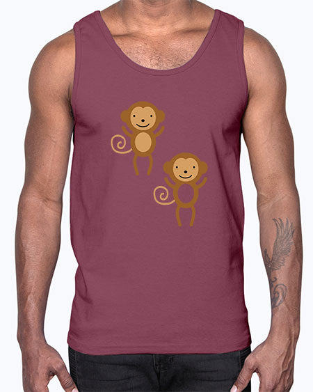 Little_monkeys_MF_5814- monkey- Cotton Tank