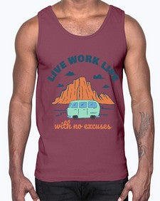 Live Work Life 6#- internet- Cotton Tank