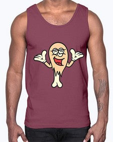 Lonesome chick 160#- cartoon food- Cotton Tank