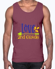 Lovesecond Grade 529#- second grade- Cotton Tank