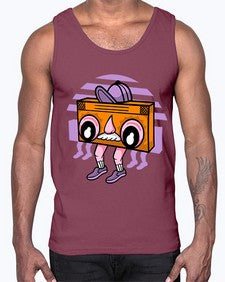 Low beat low life 161#- cartoon general- Cotton Tank