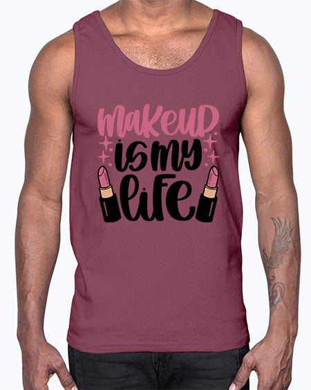 Makeup Is My Life Style 44#-makeup Cotton Tank