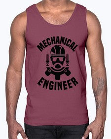 Mechanical Style 1093#- engineer- Cotton Tank