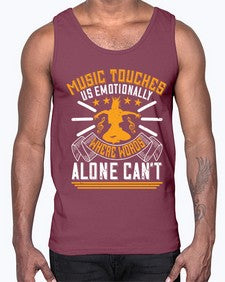Music touches us emotionally where words alone cant 37#- dance2- Cotton Tank