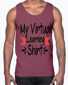 My Virtual Learning Shirt 555#- librarian- Cotton Tank