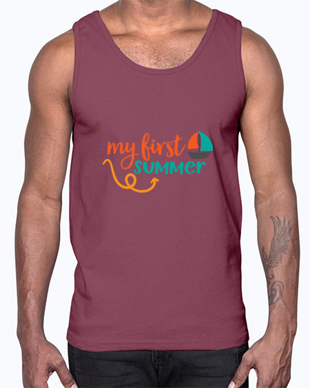 My first summer 89#- summer- Cotton Tank