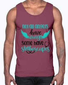 Not All Angels Have Style Style 1134#- nurse- Cotton Tank