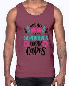 Not All Superheros Style Style 1138#- nurse- Cotton Tank