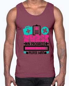 Nurse In Progress Please Wait Style Style 1160#- nurse- Cotton Tank