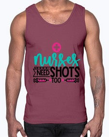 Nurses Need Shoot Too Style Style 1249#- nurse- Cotton Tank