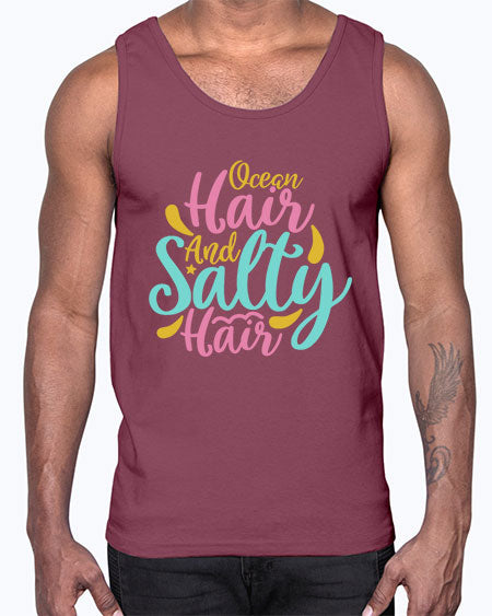 OCEAN HAIR SALTY HAIR Style 60#- summer- Cotton Tank