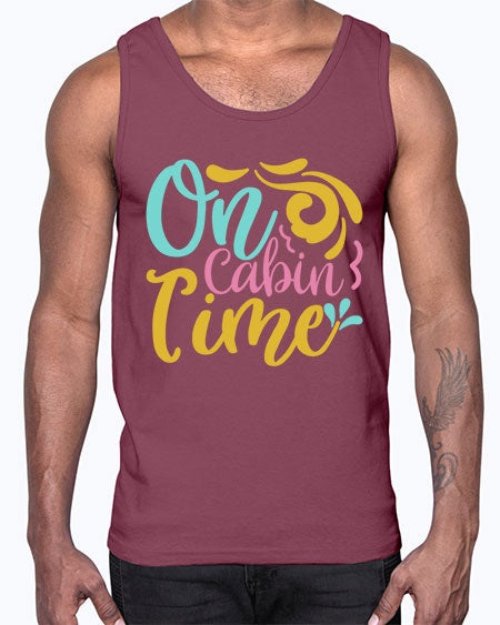 ON CABIN TIME Style 59#- summer- Cotton Tank