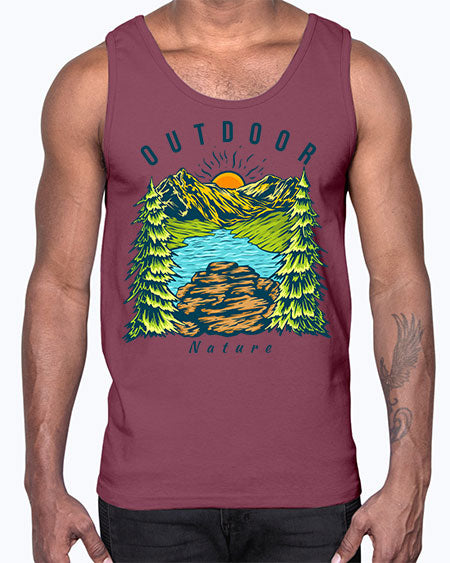 Outdoor Nature 17#- nature- Cotton Tank