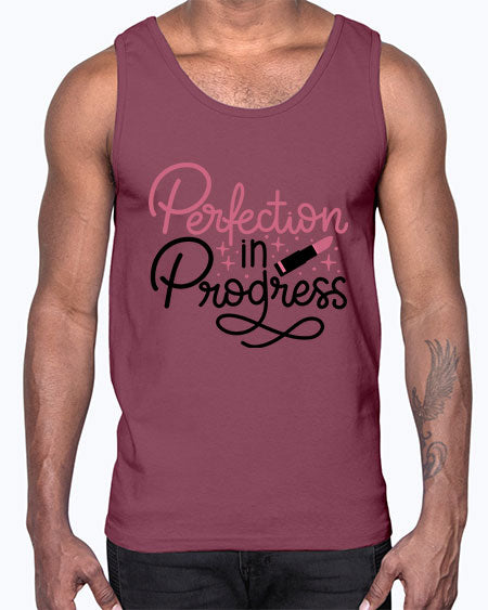 Perfection in Progress Style 32#-makeup Cotton Tank