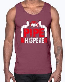 Pipe whisperer1317#- plumber- Cotton Tank
