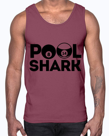 Pool shark 566#- billards- Cotton Tank