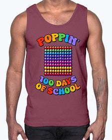 Poppin my way through 650#- one hundred days- Cotton Tank