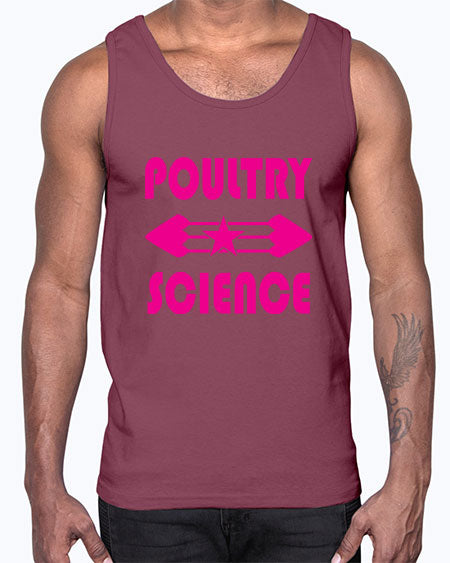 PoultryScienceScience tshirt design PoultryScience Sciencetshirtdesign 158#- general science- Cotton Tank