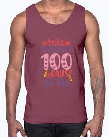 Preschool Grade survived one hundred days of me 684#- one hundred days- Cotton Tank