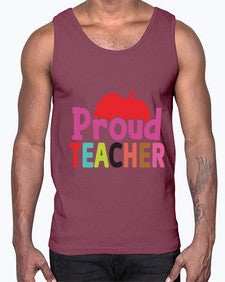 Proud Teacher 1341#- teacher- Cotton Tank