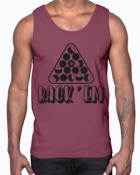 Rack em 558#- billards- Cotton Tank