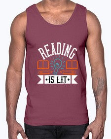 Reading is lit Style 1346#- teacher- Cotton Tank