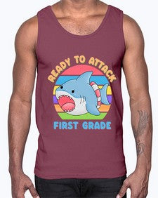 Ready to Attack first Grade 710#- first grade- Cotton Tank