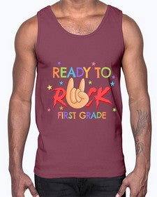 Ready to Rock first Grade 728#- first grade- Cotton Tank