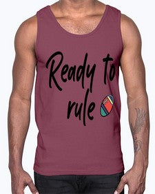 Ready to rule 739#- graduation- Cotton Tank
