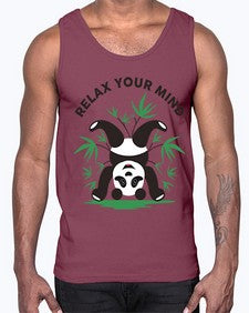Relax Your Mind 496#- yoga- Cotton Tank