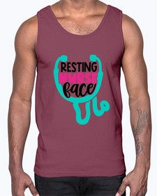 Resting Nurse Face Style Style 1355#- nurse- Cotton Tank