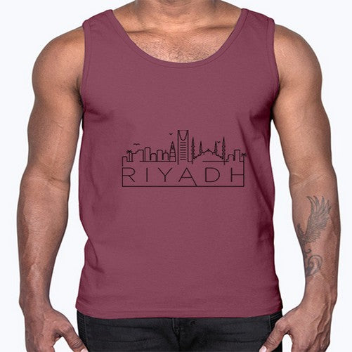 Riyadh Minimal Skyline 1738#- cities- Cotton Tank