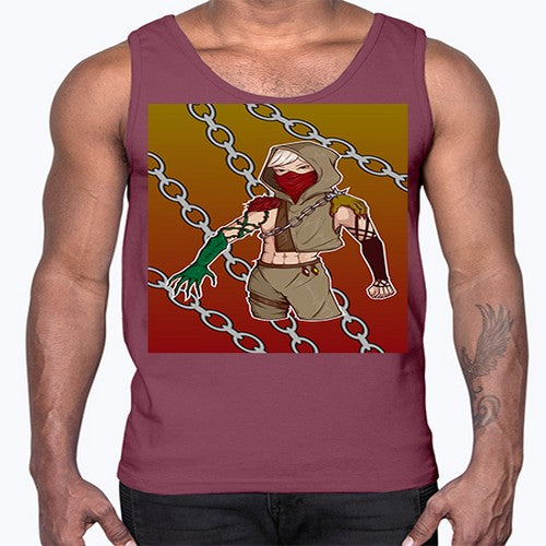 Rose and demon 75#- anime- Cotton Tank