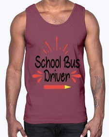 School Bus Driver 793#- graduation- Cotton Tank