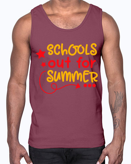 SchoolsOutSummer 83#- summer- Cotton Tank