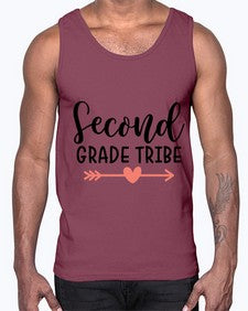 Second Grade Tribe 837#- second grade- Cotton Tank