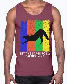 Set the Stage 515#- yoga- Cotton Tank