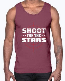 Shoot For The Stars1391#- nurse- Cotton Tank