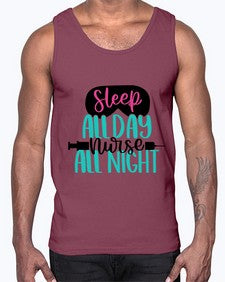 Sleep All Day Nurse All Style Style 1399#- nurse- Cotton Tank