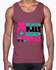 Slingin Pills To Pay The Bills Style Style 1405#- nurse- Cotton Tank