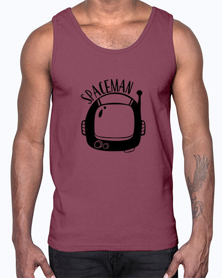 Spaceman 9#- space- Cotton Tank