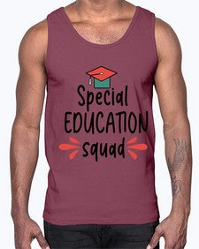 Special Education squad 886#- graduation- Cotton Tank