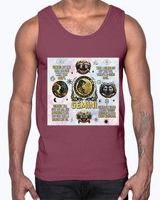 Straight Gemini 472#- gemini- Cotton Tank