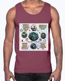 Straight Saggitarius 476#- sagittarius- Cotton Tank