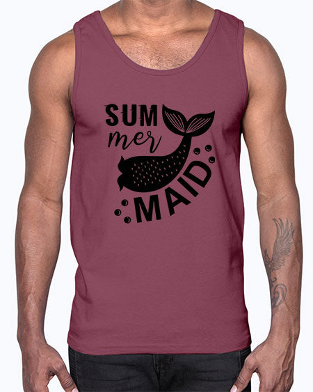Sum mer maid 01#- summer- Cotton Tank
