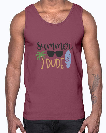 Summer dude 58#- summer- Cotton Tank