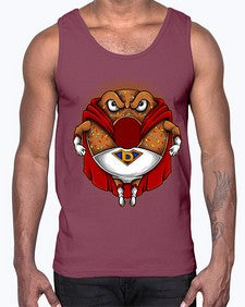 Super donut 243#- cartoon food- Cotton Tank
