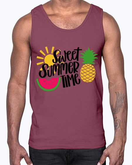 Sweet Summer Time Style 14#- summer- Cotton Tank