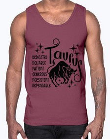Taurus 486#- taurus- Cotton Tank