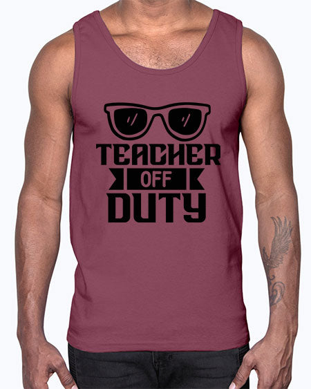 Teacher off duty 01#- summer- Cotton Tank
